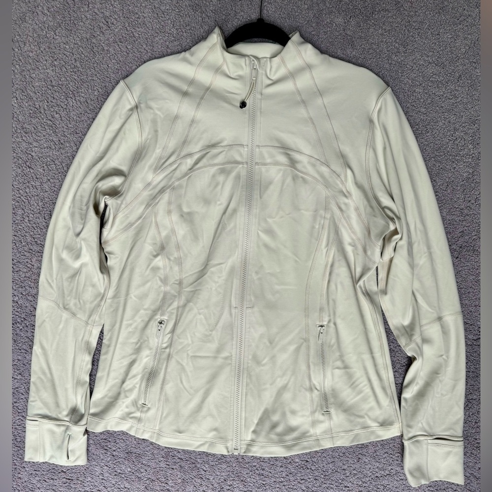 Lululemon Define Jacket Nulu | White Opal | Size 18